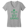 keep calm ireland Women's V-Neck T-Shirt