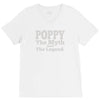 poppy myth legend casual V-Neck Tee