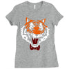 tiger bow tie Ladies Fitted T-Shirt