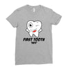 First Tooth Date Ladies Fitted T-Shirt