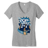 pop tardis Women's V-Neck T-Shirt