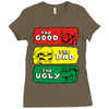 mario western Ladies Fitted T-Shirt