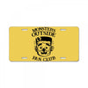 monsters outside fan club back License Plate
