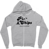 pie and chips   food of the gods Zipper Hoodie