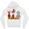 Hallowentown Lock Shock And Barrell Zipper Hoodie