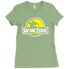 safari zone Ladies Fitted T-Shirt