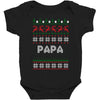 ugly christmas papa Baby Bodysuit