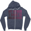 my other t shirt is hilarious Zipper Hoodie