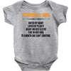 February Girl Hated By Many Baby Onesie