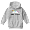 Unicorn Says Not Today Youth Hoodie