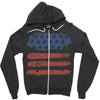 us flag Zipper Hoodie