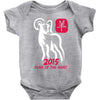 2015 year of the goat mandarin chinese Baby Bodysuit
