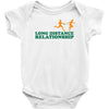 long distance relationship Baby Bodysuit