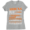 Ariens Difficult Ones To Understand Zodiac Ladies Fitted T-Shirt