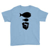 big fish little fish cardboard box   music t shirt Youth Tee