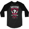 THE POWER OF AN Autism Mom 3/4 Sleeve Shirt