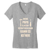 wenn papa wer dann Women's V-Neck T-Shirt