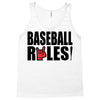 baseball rules Tank Top