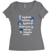 angry doctor Women's Triblend Scoop T-shirt