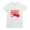 hot sauce emergency Ladies Fitted T-Shirt