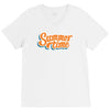 summer time V-Neck Tee