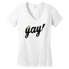 Yay! Women's V-Neck T-Shirt
