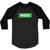 Weed Hypebeast 3/4 Sleeve Shirt