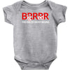 big red brrr - frost football Baby Bodysuit