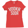 vodka soda Ladies Fitted T-Shirt