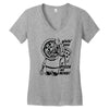 pizza my mind Women's V-Neck T-Shirt