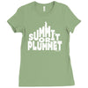 summit or plummet Ladies Fitted T-Shirt