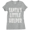 santa's little helper Ladies Fitted T-Shirt