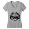 ask me why i'm lazy sloth! Women's V-Neck T-Shirt