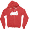 only smarties have the answer'   funny Zipper Hoodie