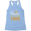 queens are born in october 1969 Racerback Tank