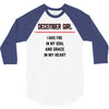 December Girl 3/4 Sleeve Shirt