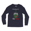 dreaming of a white christmas Long Sleeve Shirts