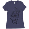 hand Ladies Fitted T-Shirt