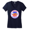 vote for pizza president democrat Women's V-Neck T-Shirt