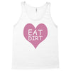 pink heart eat dirt ! t shirt   heart eat dirt graphic Tank Top