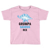 grumpa saurus rex Toddler T-shirt