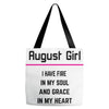 August Girl Tote Bags