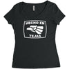 hecho en tejas Women's Triblend Scoop T-shirt