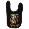 scary krampus Baby Bibs