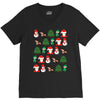 christmas pixel V-Neck Tee