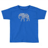 elephant filled pattern cool Toddler T-shirt