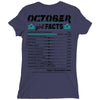 October Girl Facts Libra Ladies Fitted T-Shirt