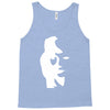 sax player lady face optical illusion Tank Top