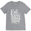 eat well travel often V-Neck Tee
