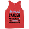stomach cancer awaneress i wear periwinkle for someone special to me Tank Top
